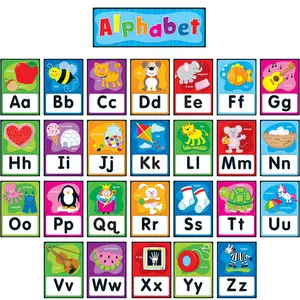 Carson Dellosa Quick Stick Alphabet Bulletin Board Set, Grade PK-2 (27 total pieces, pieces; 26 1 header)