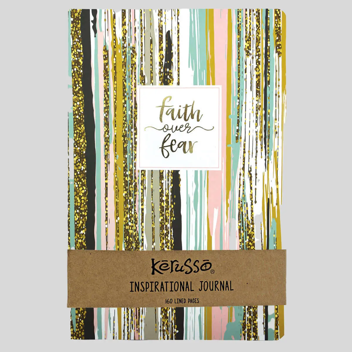 Kerusso Womens Paperback Journal Faith Over Fear