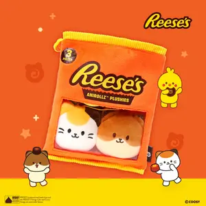 Reese's Snack Bag – Mini Plush Keychain Set