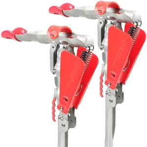 AOYADA Automatic 1/2 Packs Spring Fishing Rod Holder | Stainless Steel Folding Rod Stand Spring Loaded Adjustable Sensitivity Fish Pole Rack
