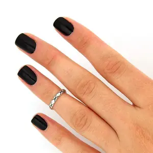 Net Pattern Knuckle Ring