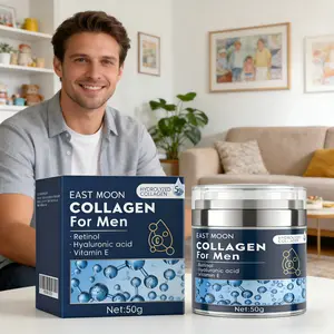 East Moon Men's Anti-Aging Face Cream, Reduce Fine Lines, Firming & Hydrating Moisturizer