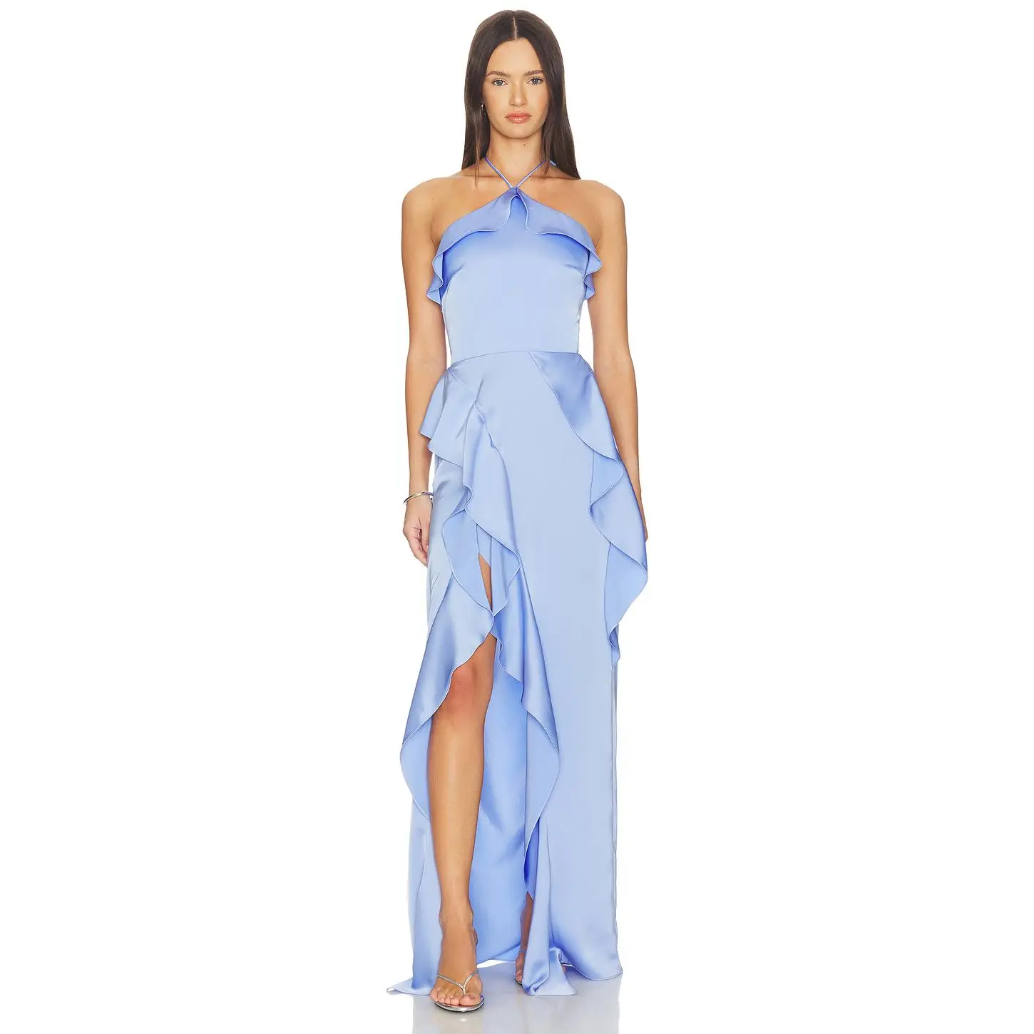 Amanda Uprichard Alessandra Maxi Dress in English Lavender