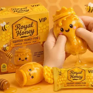 Royal Honey Squishy Hanging Ornaments, Home Decor with Honey-Like Texture