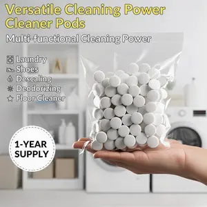 Laundry tablet descaling bubble cleaning clothes shoes decontamination mildew deodorization cleaning tea set cup kitchen effervescent tablet Camping Laundry Accessories