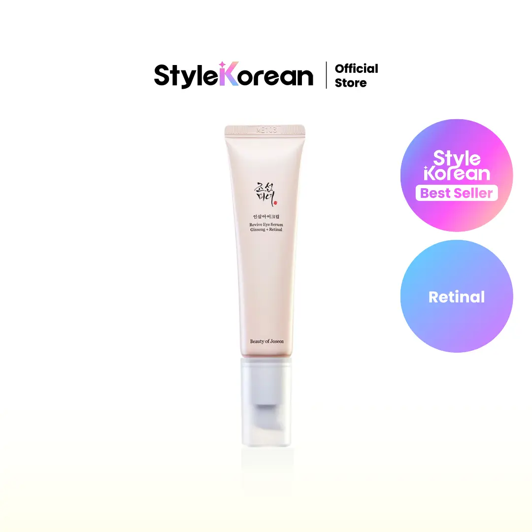 [Beauty of Joseon] Revive Eye Serum : Ginseng + Retinal 30ml, Moisturizes Eye Gel,  Vitamin A Eye Cream, Hydrating, Anti-Aging