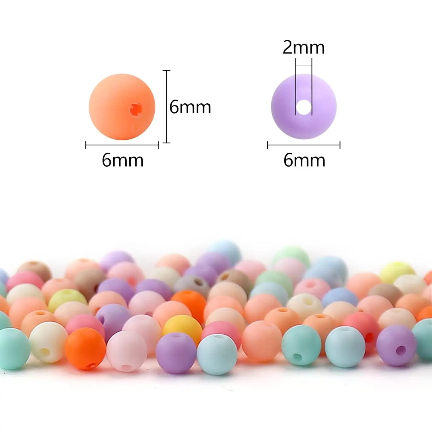 1000PCs 6MM Matte Mix Colors Acrylic Round Beads, Frosted Round Acrylic Balls Gumball Beads, Bubblegum Beads Chunky Beads, Plastic Resin Beads for Necklace and Bracelet Making, Crafting Supplies 1000PCs 6MM Matte Mix Colors Acrylic Round Beads, Frosted Round Acrylic Balls Gumball Beads, Bubblegum Beads Chunky Beads, Plastic Resin Beads for Necklace and Bracelet Making, Crafting Supplies