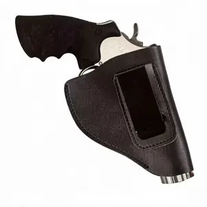 IWB Leather Revolver Holster — Concealed Carry Holster (Fits S&W J-Frame / .38 Special / Ruger LCR). Crafted from soft genuine leather with an inside-the-waistband design, ideal for daily self-defense and EDC (Everyday Carry) use.