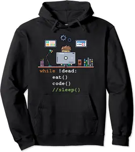 Computer Science Python Programmer Eat Code Sleep Pullover Hoodie - Terrancecar Shop 40B0BQTNB517