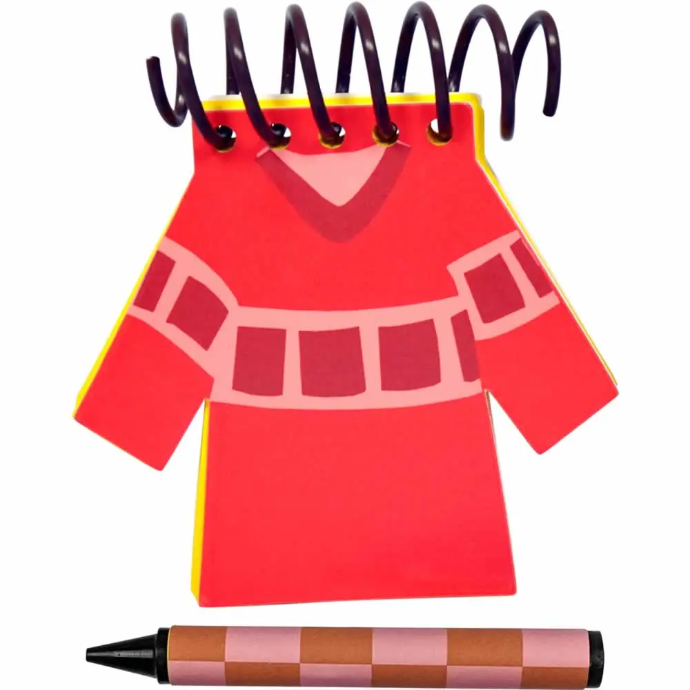 Handcrafted Handy Dandy Inspired Red Joe Shirt Notebook