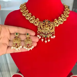 Brass Jewelry with earrings. New design ready to wear.