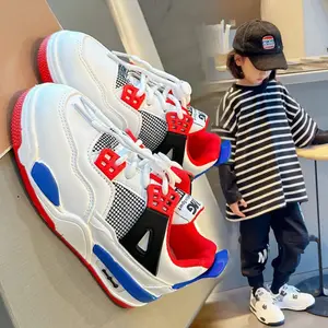 Warm Anti-Slip Kids Leather Sneakers - Lightweight, Foot-Protecting Sole & Breathable Lining | Snow-Proof for Toddlers to Big Kids (Boys & Girls) | Christmas Stocking Stuffers #KidsWinterSneakers #ChristmasKidsGifts #ToddlerHolidayShoes #WinterPlayFun