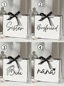 Elegant Gift Bag for Sisters, Boyfriends, Brides, Grandmothers with Ribbon, Lightweight Foldable Paper Bag for Valentine's, Birthdays, Weddings, Party Gift
