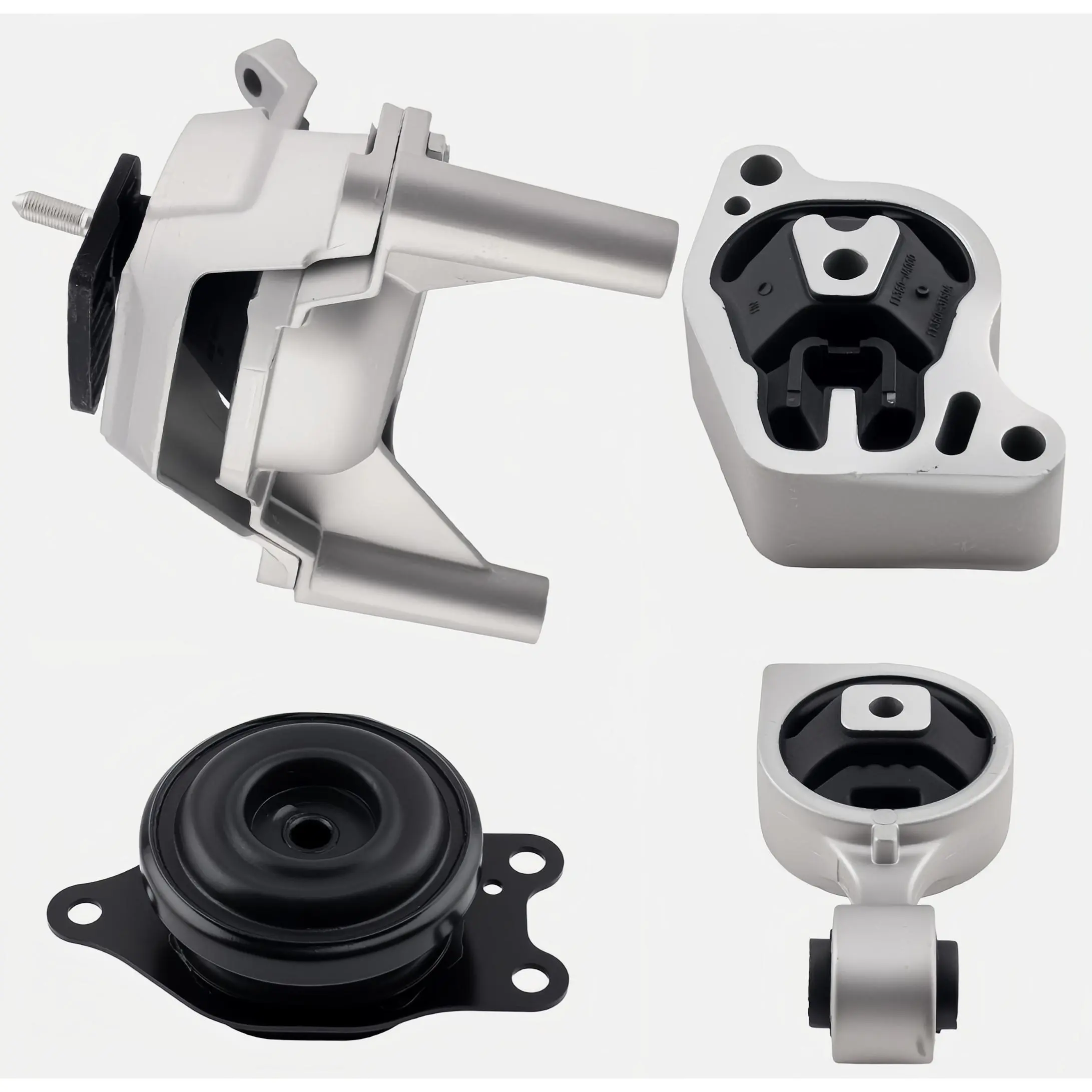 Heavy Duty 4-Piece Transmission & Engine Mount Assembly for Nissan Altima 2.5L L4 CVT 2007-2016, Replacement Part A4353 A4340 A4350 A4339