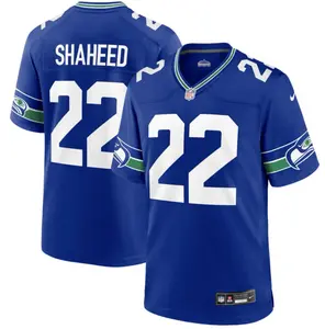 Rashid Shaheed Autographed Seahawks Nike Royal Jersey Beckett Certified