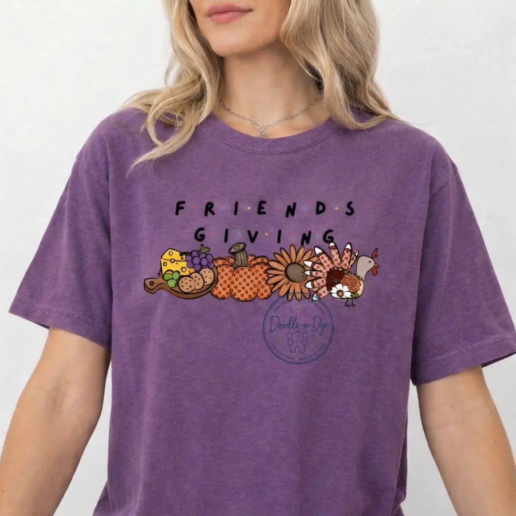 Friends Giving Shirt | Original Friendsgiving Comfort Colors Tee | Thanksgiving Friends Shirt | Fall Gathering Graphic Tee | Comfort Colors 1717