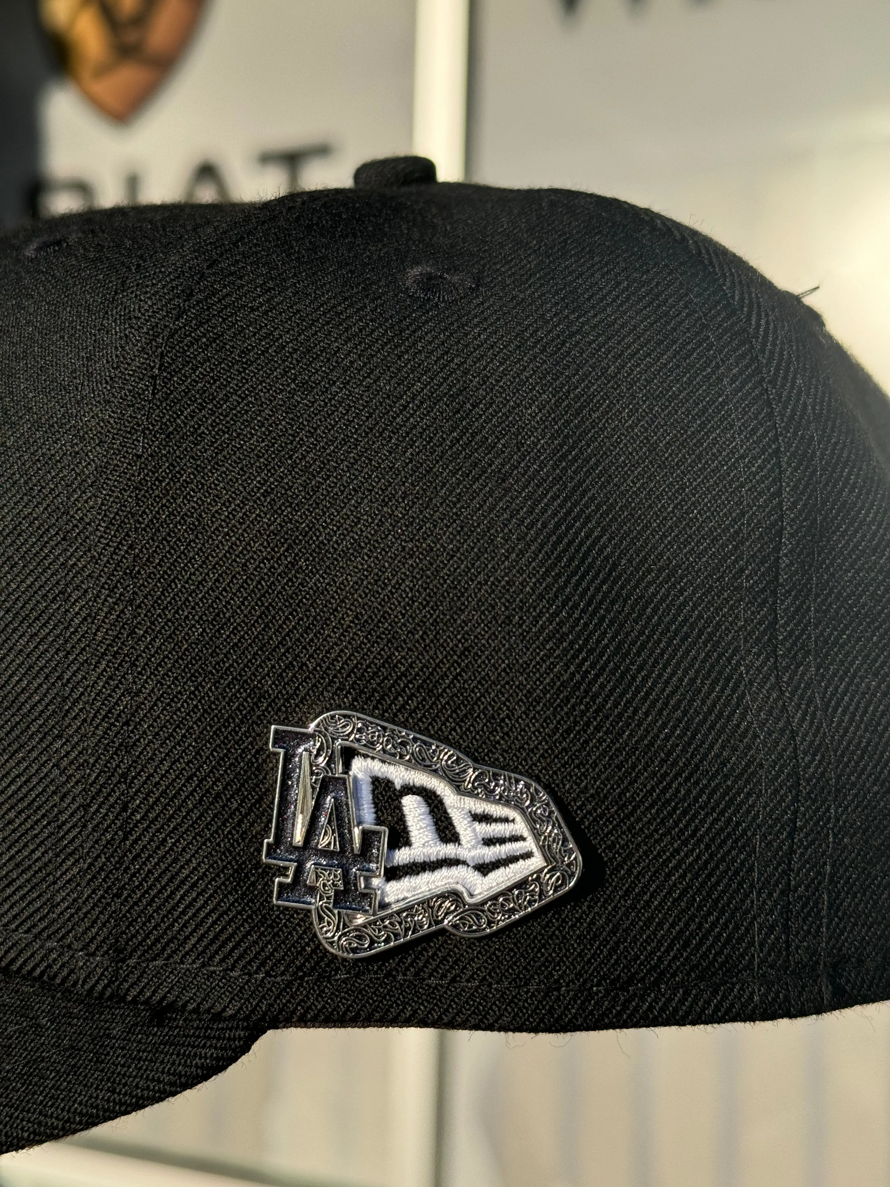 LA Rhinestone Cap Pin