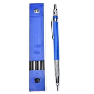 Non-Slip Metal Body Engineering Drafting Tool, Multi-Scene Sketch Design Pen, Anti-Break Core Rotating Lead System, Exam Answer Pen