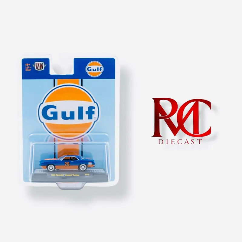 M2 MACHINES 1:64 1969 CHEVROLET CAMARO CUSTOM GULF – BLUE