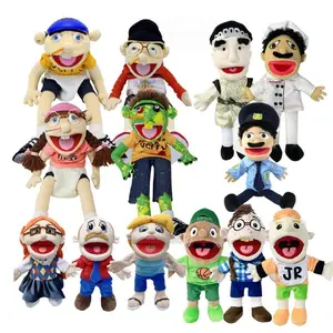 40/60cm Jeffy Hand Puppet Plush Children Soft Doll Talk Show Party Props Christmas Doll Plush Toys Puppet Kids Gift