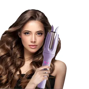Ceramic Automatic Curler，Hair Curler Automatic Rotating Wand,Anti-Scald,Automatic Curling Iron with 4 Temperature，Automatic Shut-Off, Anti-Tangle Rotating Curling Wand for Hair Styling