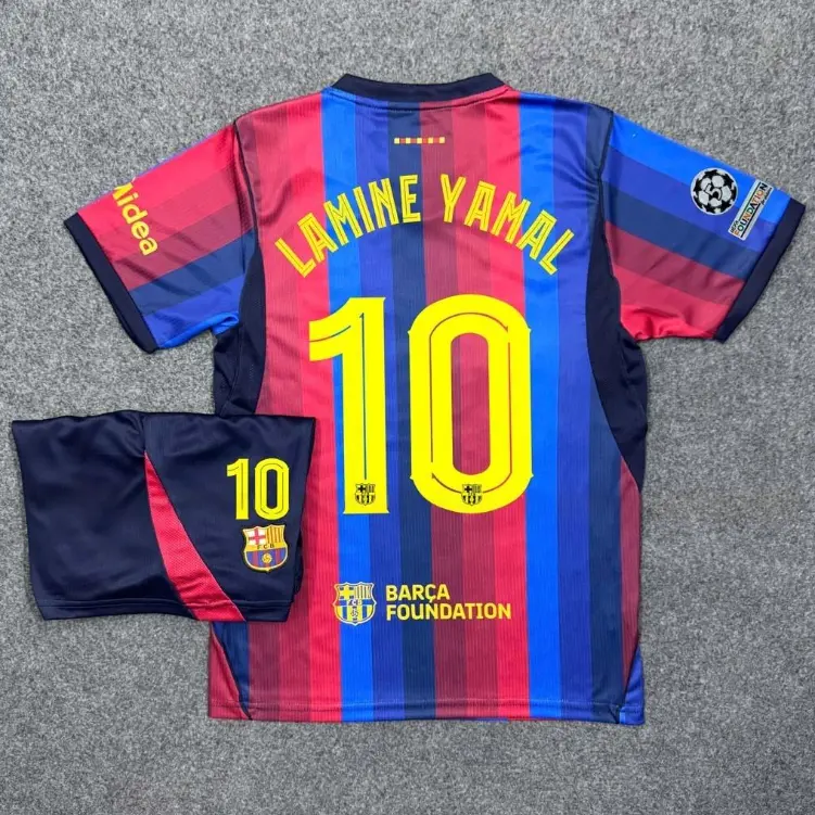 FC Barcelona #10 Lamine Yamal Soccer Jersey – Inspired Football Jersey, Breathable Fan Shirt for Men & Women