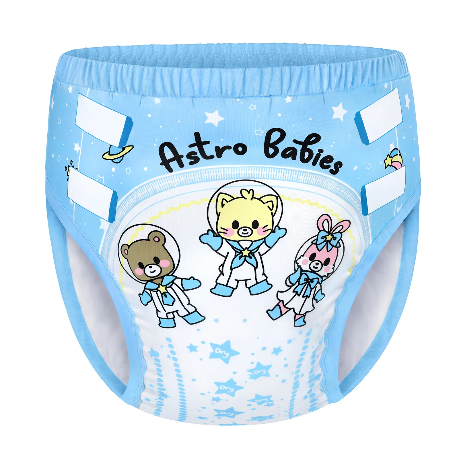 LITTLEFORBIG Astro Babies Adult Training Pants, Soft Silky Polyester Spandex Underwear, Washable and Reusable for All-Day Wear