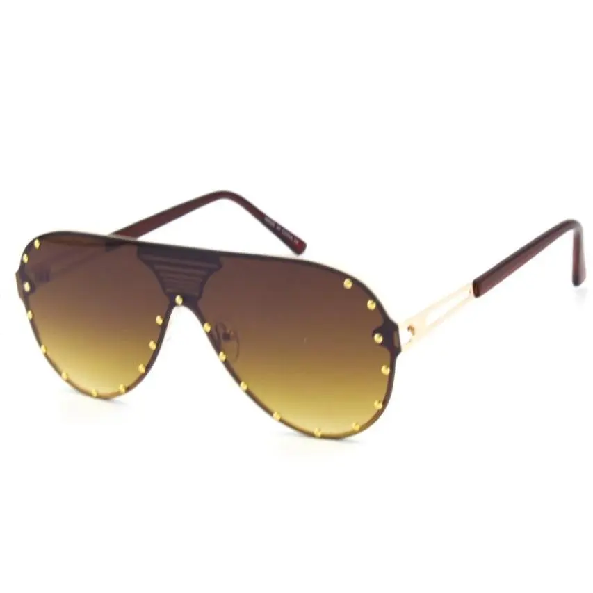 Studded Aviators Classic Vintage Sunglasses Sunni