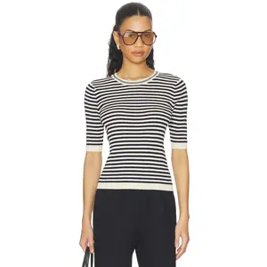 FRAME The Cruise Sweater in Cream Multi