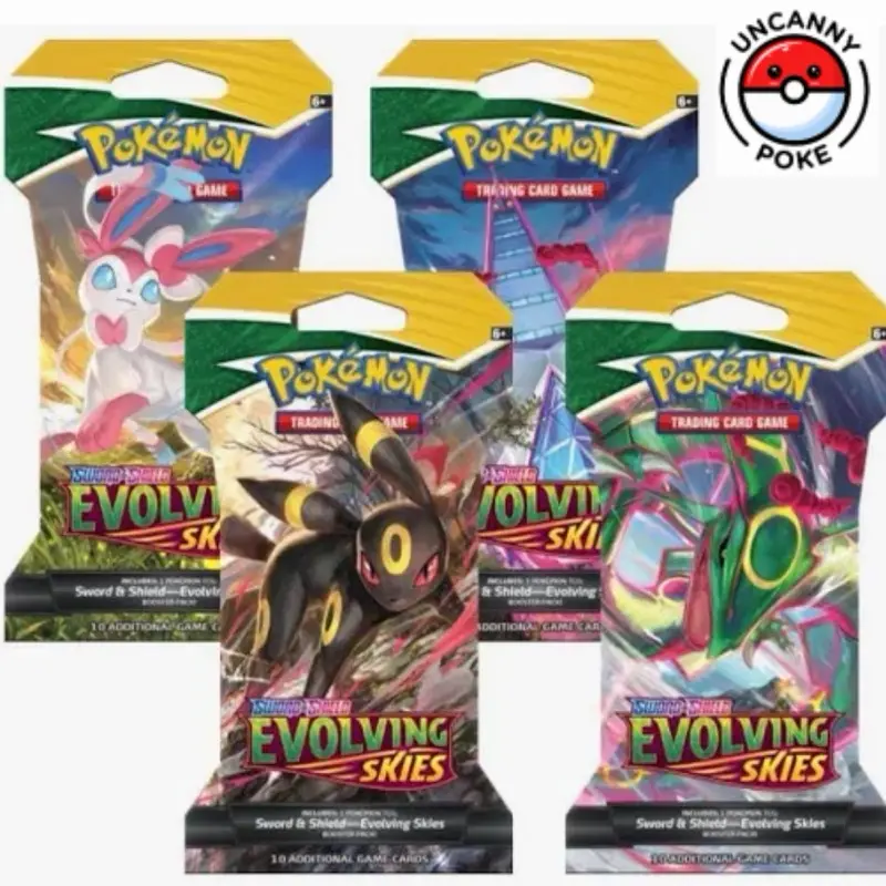 Evolving Skies Sleeved Booster Pack, 1 pack, random art Evolving Skies Sleeved Booster Pack, 1 pack, random art
