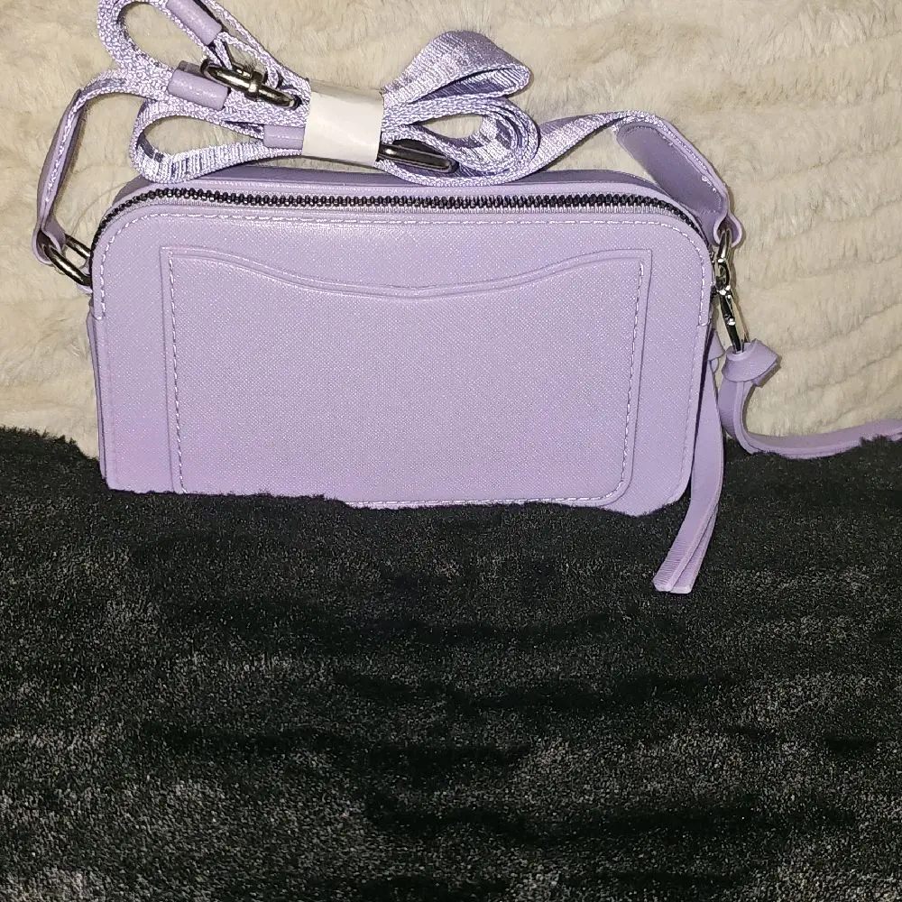 Vegan Leather Lilac Small Purse - Stylish Compact Handbag for Everyday Use