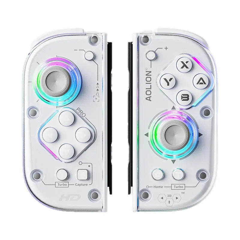 Wireless game controller Hall effect joystick mechanical button switch left and right controllers Switch controller supports dual vibration