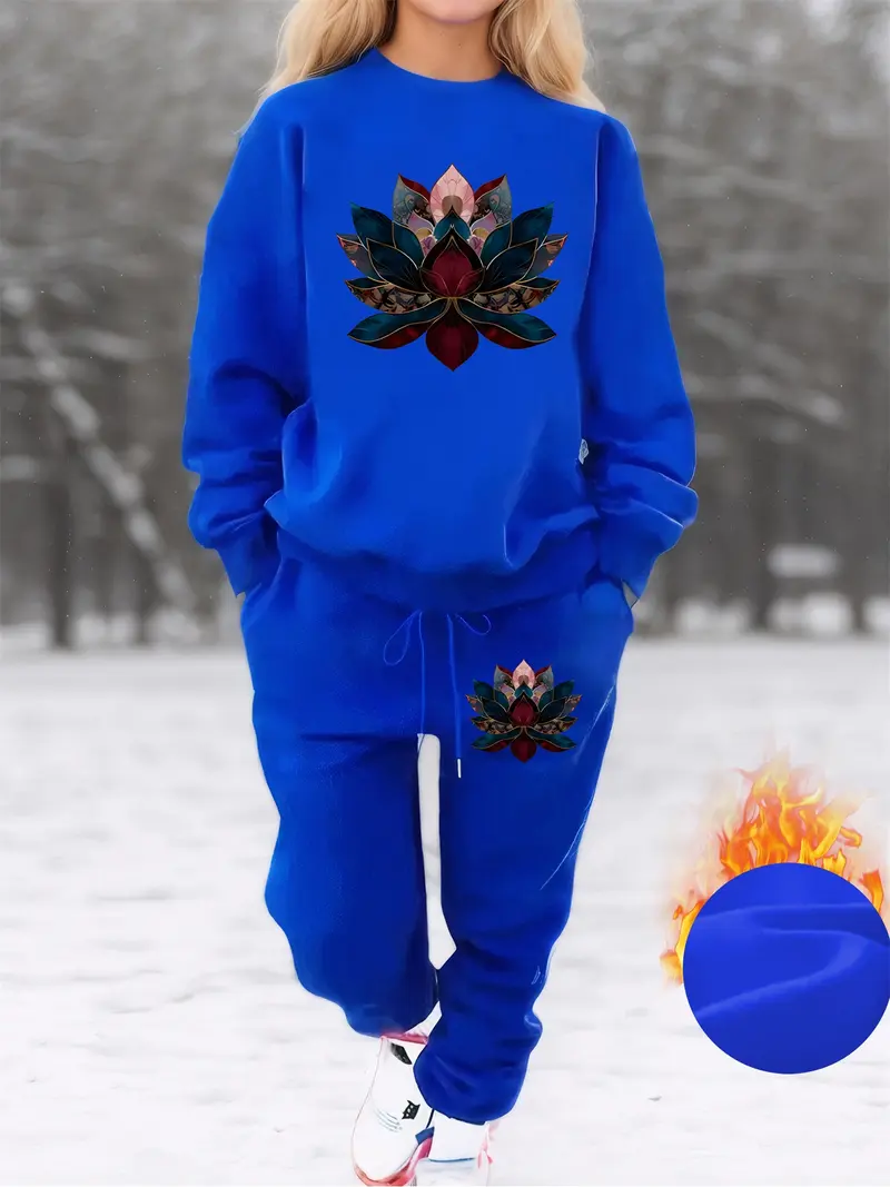 Flowers sweatsuit - TikTok Shop