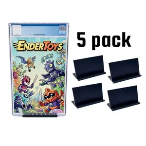 Graded Comic Stand Holder Displays (5 Pack), Comic Book Collectible Showcase