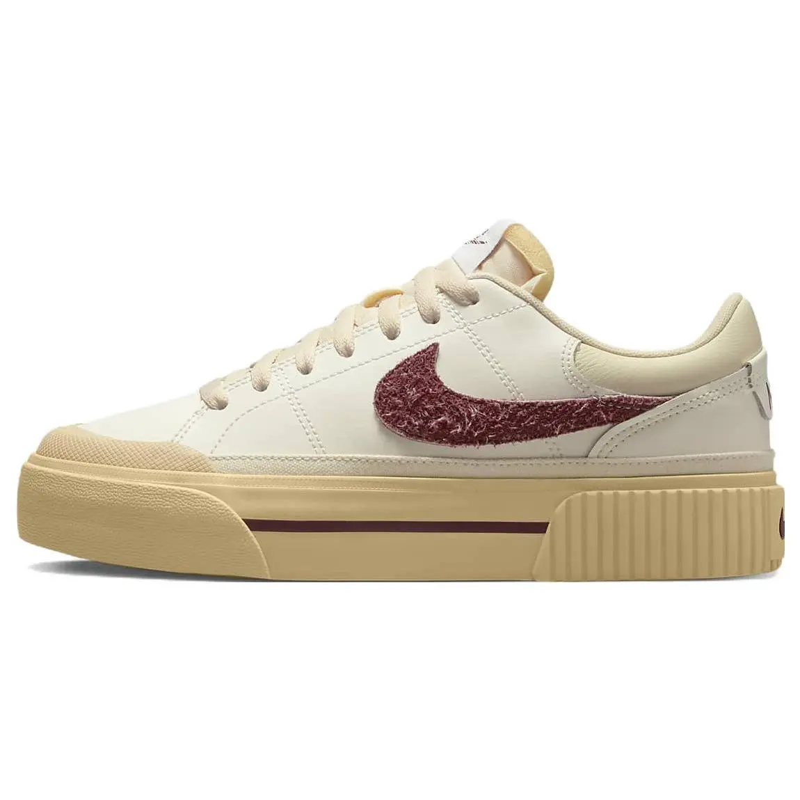 Nike Court Legacy Lift Sail Dark Beetroot' Low Top Skate Shoes Women's DZ4766-133