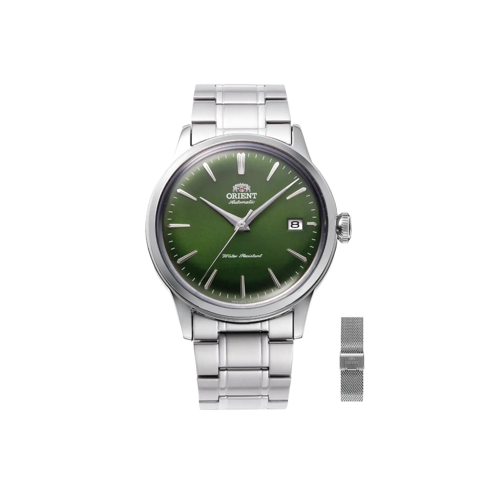 Orient Bambino Version 7 38mm Automatic Dress Watch with Extra Mesh Strap, RA-AC0M09E30B-UM00F112J0 Orient Bambino Version 7 38mm Automatic Dress Watch with Extra Mesh Strap, RA-AC0M09E30B-UM00F112J0