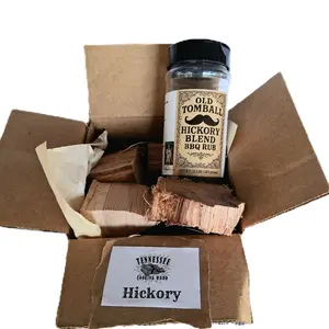 The Hickory Haul With Old Tomball Bundle Perfect Gift For BBQ Lovers! 10 lb Hickory Wood & Old Tomball Hickory