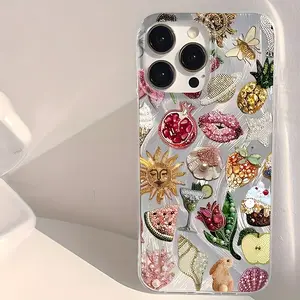 Pattern Feather Phone Case with a Planetary Floral Design, Featuring Anti-Slip And Shockproof Properties, Suitable for Iphone Models 17/16/11/13/15/15 Plus/15 Pro/15 Pro Max/12/14 Pro Max/11 Pro Max/12 Pro/12 Pro Max/13 Pro/13 Pro Max/14 Pro/14 Plus.