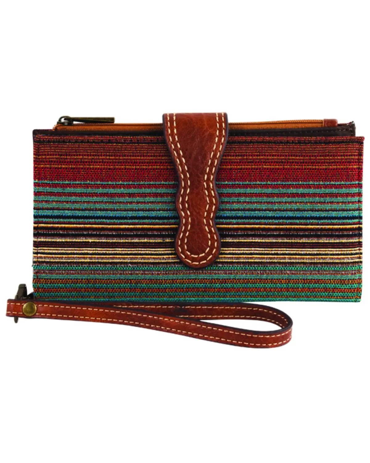Catchfly Women's Women'S Striped Wristlet Wallet - 2521247251