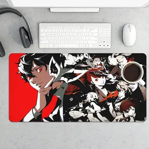 Persona 3 Official Game Art Large Gaming Mouse Pad with Anime Characters Design for Gamers Enhancing Precision and Control