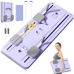 Multifunctional Pilates Slide Board Set for Home Use, Foldable Core Training Equipment for Abdominal Strengthening, Abs Fitness Board