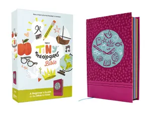 NIrV, Tiny Theologians Bible, Leathersoft over Board, Pink, Comfort Print: A Beginner’s Guide to the Bible – for Kids by Amy Gannett||Zondervan [Hardback Book]