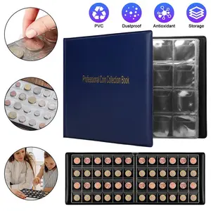 240 Pocket Coin Storage Book Collection Album Folder Money Holder Organizer 8x6"