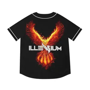 Illenium Rave Music Festival Concert Jersey Unisex BLACK #Baseball
