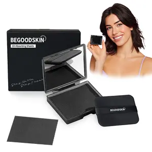 BeGoodSkin Oil Blotting Sheets for Face & Hair – Pocket Size, Natural Bamboo Charcoal, Matte Finish, Makeup Friendly, 100 Sheets  Cosmetic