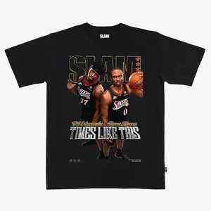 SLAM Cover Tee - Tyrese Maxey + VJ Edgecombe (SLAM 260), Casual Classic Sport Cotton Tee