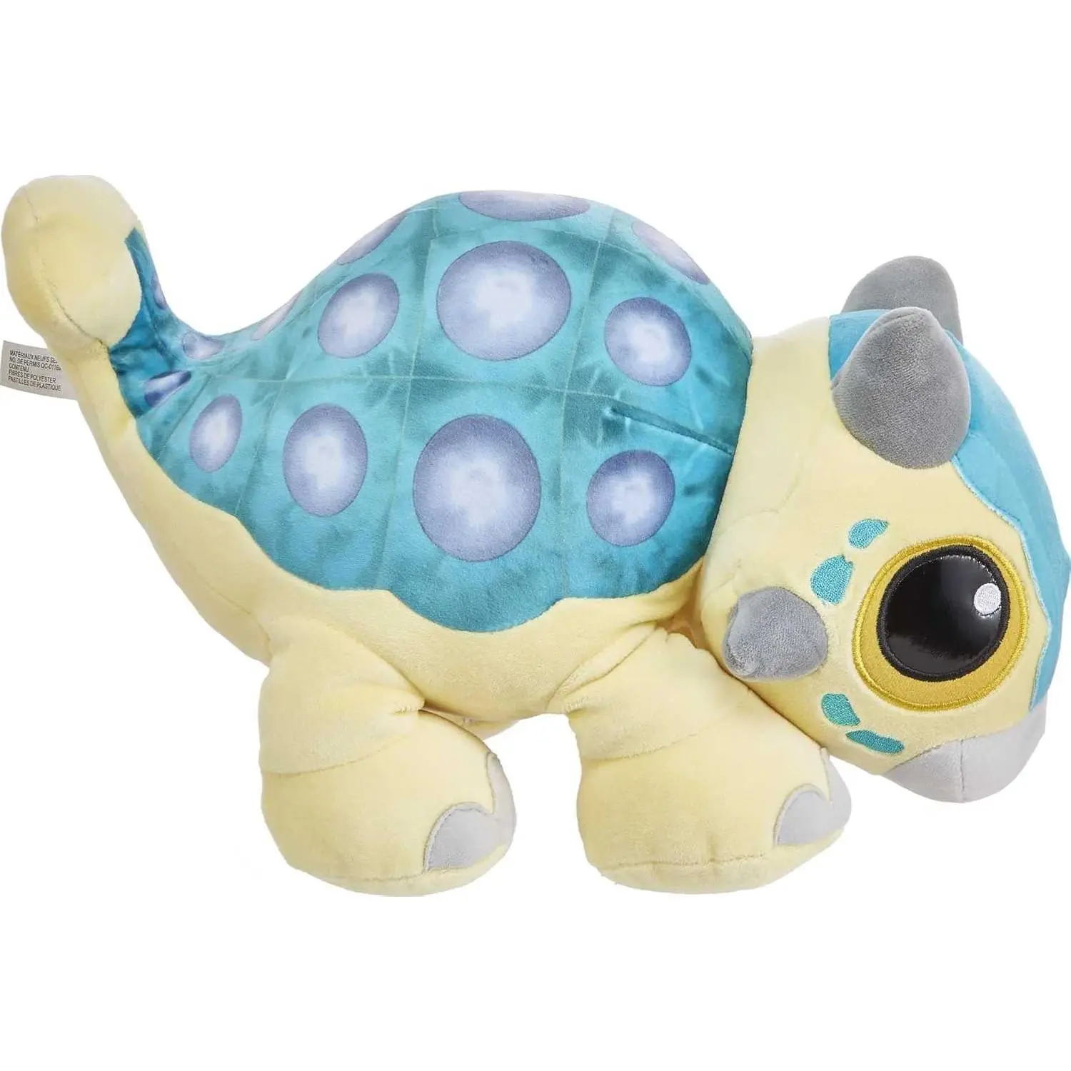 Mattel Jurassic World: Camp Cretaceous Plush Baby Dinosaur Bumpy with Sound, 15inch Floppy Soft Toy Ankylosaurus with Feet bunny astarion highland cow aurora postal dude super mini lamp bag series adorable fluffy amigurumi dazai jesus stuffed toothless