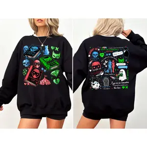 Navessa Allen Series 2-Sided Sweatshirt, Forced To Word Hoodie, Lights Out, Caught Up, Game On, Romance Smut Bookish Shirt, Spicy Books Reader, Gift For Bookish