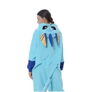 Vaporeon Onesie For Adults Anime Cosplay Costume Women One-Piece Kigurumi Pajamas Men Christmas Full Body Pijama Cartoon Gift