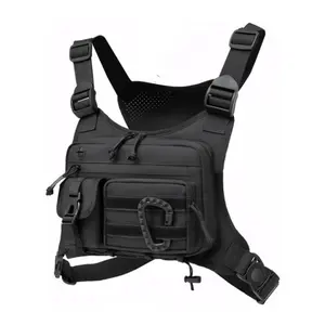Unisex Outdoor Chest Bag for Men, Runners, Running, Trail Running and Cycling, Tactical Vest for Sports and Fitness, Everyday Gear for Active Lifestyles